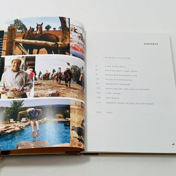 Imus Ranch Cooking Kids Cowboys Cookbook Recipe Healthy Vegetarian Cancer Vegan - Picture 6 of 12